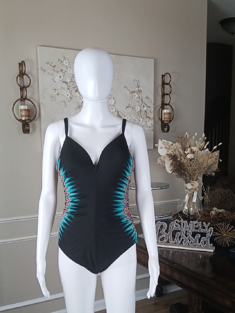 Miraclesuit Nepali Women’s Slimming Tummy Control  One-Piece Swimsuit Size 6 - Picture 3 of 16